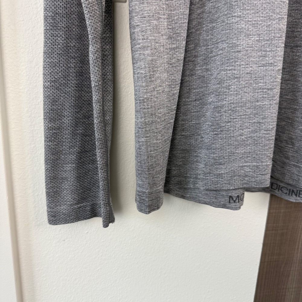 Lululemon Grey Metal Vent Tech Long Sleeve Shirt Tee 2.0 Slate White Size XL - Picture 8 of 14